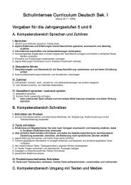 Deutschcurriculum_SekI.pdf - Gymnasium Odenthal