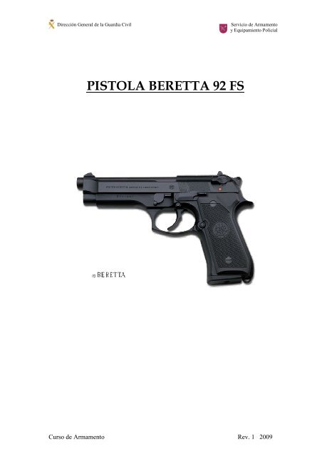 PISTOLA BERETTA 92 FS