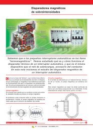 Disparadores magnéticos de sobreintensidades - ElectroInstalador ...