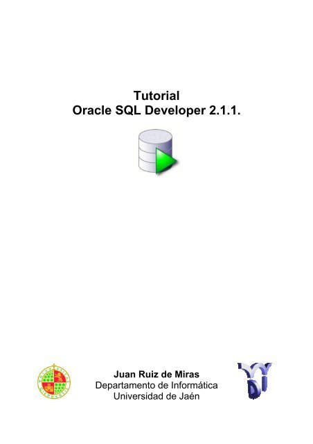 Tutorial Oracle SQL Developer 2.1.1. - Departamento de Informática ...