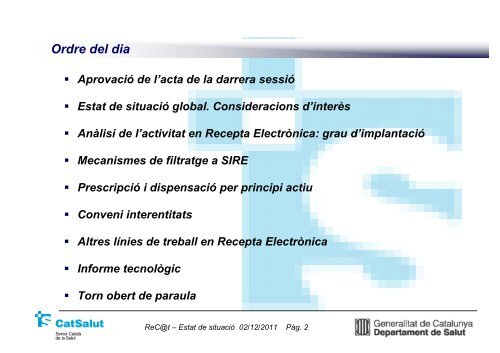 Recepta Electrònica (Rec@t) - Consorci de Salut i Social de ...