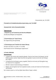 Schulelternbeirat Vorstand - Gymnasium Schwarzenbek