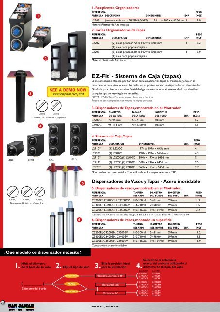 SJCR WORLD CATALOGO DE PRODUCTOS CLAVE 2010