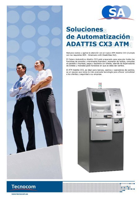 Adattis CX3 ATM - Tecnocom