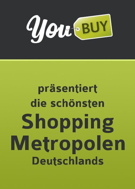Die schoensten Shopping Metropolen Deutschlands