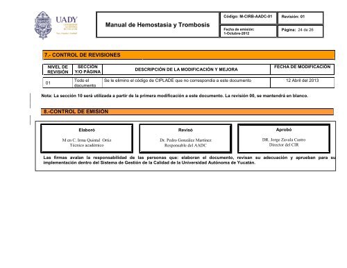 Manual de Hemostasia y Trombosis - Universidad Autónoma de ...