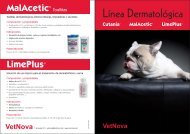 Línea Derma: CUTANIA, MALACETIC, LIME PLUS - Vetnova