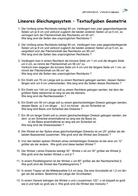 aus einem draht der länge 50 cm soll ein rechteck gebogen werden