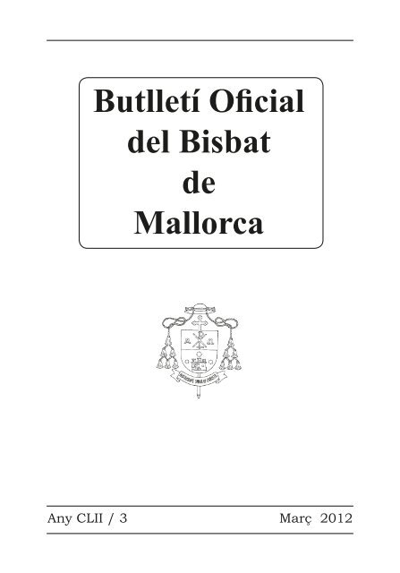 Butlletí Oficial del Bisbat de Mallorca