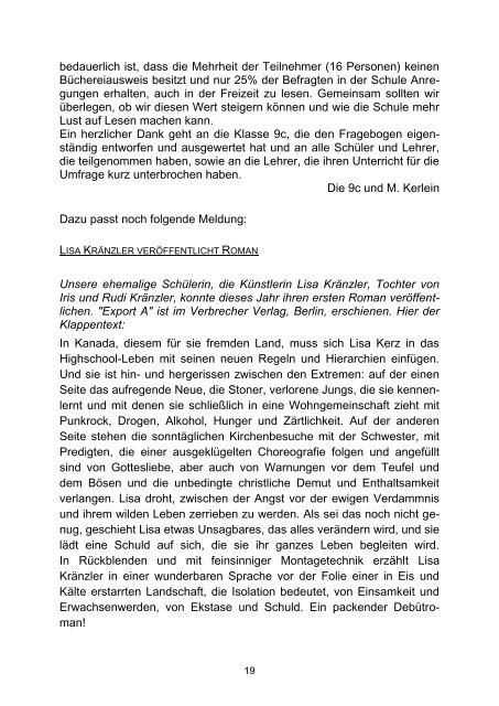 Ausgabe 2/2012 (Mai) - Gymnasium Weingarten