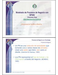 Modelado de Procesos de Negocio con BPMN - Grupo Alarcos ...