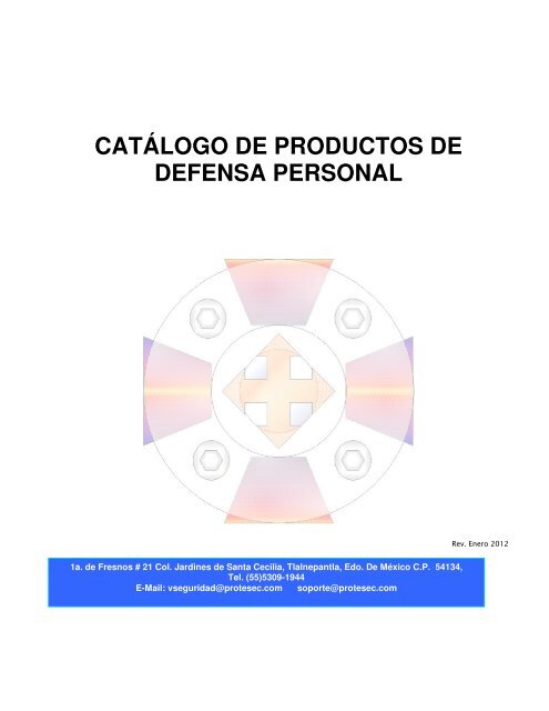 CATÁLOGO DE PRODUCTOS DE DEFENSA PERSONAL - Protesec