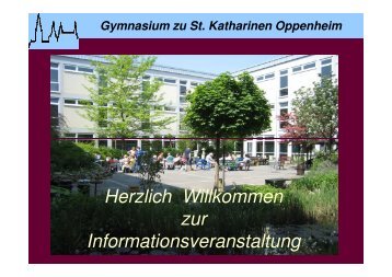Sprachliches Profil - Gymnasium zu St. Katharinen Oppenheim