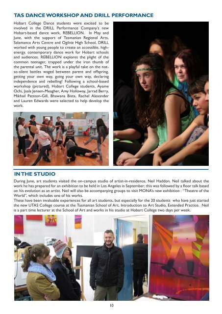 Hobart College Newsletter 3 2012 - Tasmanian Academy