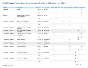 humanities series - publisher order.pdf - UCI Webfiles