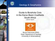 Geology & Geophysics Guide to Borehole Core in the Karoo Basin ...