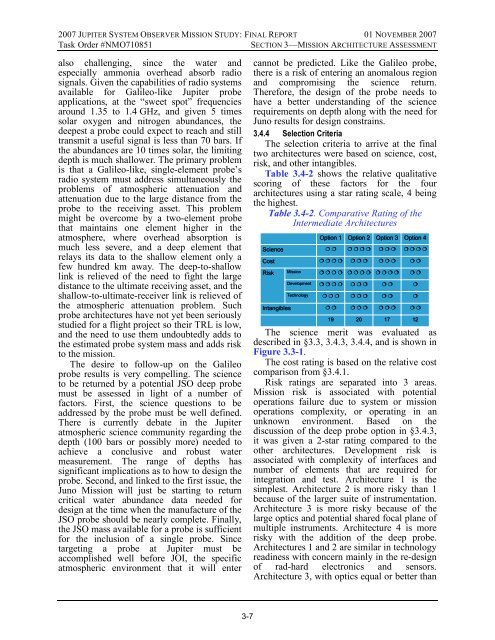 Jupiter System Observer Mission Study: Final Report - Lunar and ...