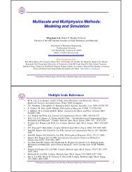 Multiscale and Multiphysics Methods - TAM - Northwestern University