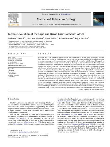 Tectonic evolution of the Cape and Karoo basins of South Africa