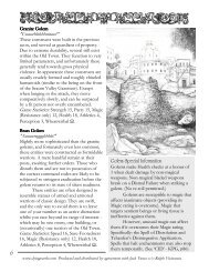 Golem Special Information - The Dying Earth RPG