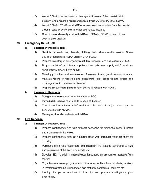 National Disaster Response Plan (NDRP) March 2010 - NDMA