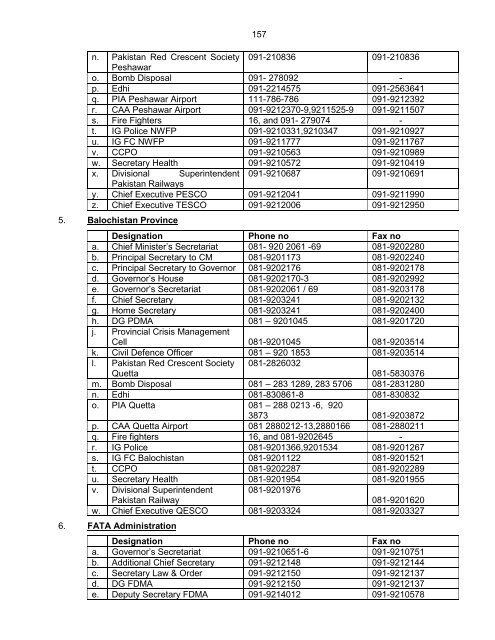 National Disaster Response Plan (NDRP) March 2010 - NDMA