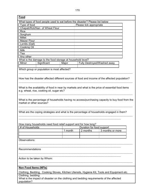 National Disaster Response Plan (NDRP) March 2010 - NDMA