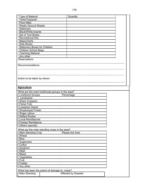 National Disaster Response Plan (NDRP) March 2010 - NDMA