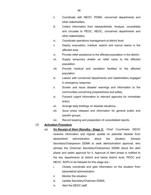 National Disaster Response Plan (NDRP) March 2010 - NDMA