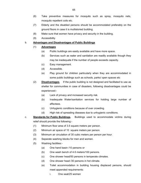 National Disaster Response Plan (NDRP) March 2010 - NDMA