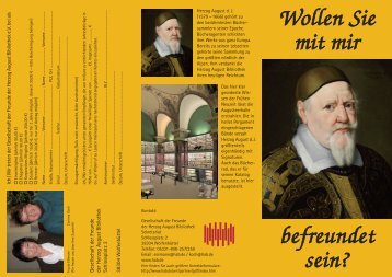flyer - Herzog August Bibliothek Wolfenbüttel