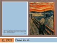 EL CRIT Edvard Munch - MG25 Història de l'Art