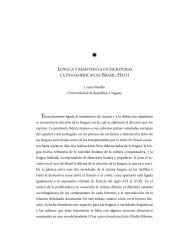 lengua y resistencia en escrituras latinoamericanas:brasil,haití