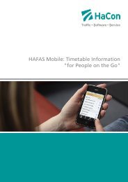 HAFAS Mobile: Timetable Information 