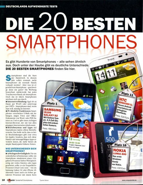 ComputerBild Sonderheft 2012 Smartphones