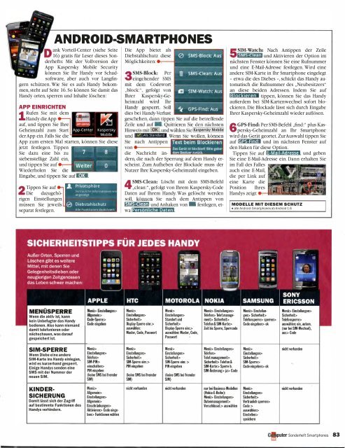 ComputerBild Sonderheft 2012 Smartphones