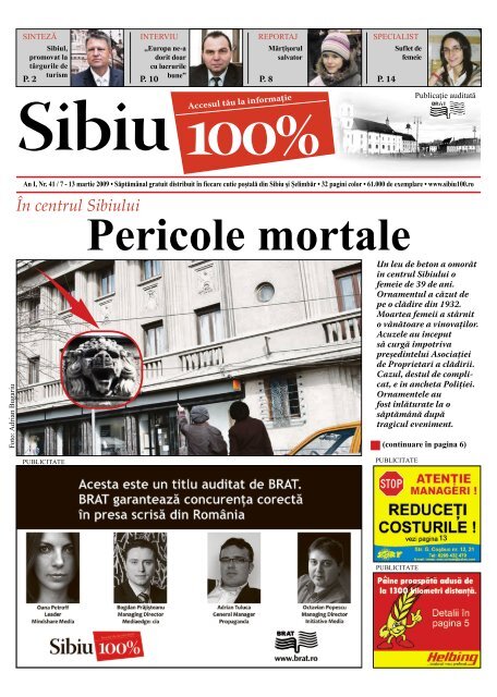 Pericole mortale - Sibiu 100