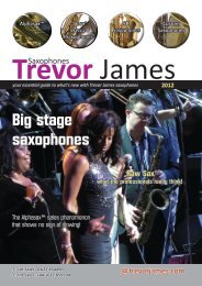 Saxophone Newsletter 2012 - Trevor James saxophones