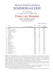 SOMMERGALERIE Frans van Straaten - Galerie Wolfgang Böhler ...