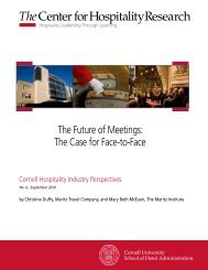 Hospitality Business Models The Future of Meetings: The ... - IMEX