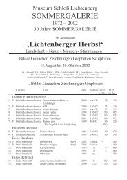 Lichtenberger Herbst - Galerie Wolfgang Böhler, Bensheim