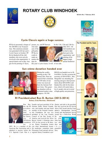 ROTARY CLUB WINDHOEK