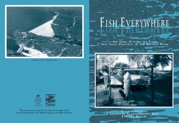 An oral history of fish and their habitats in the Gwydir River