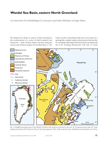 Wandel Sea Basin, eastern North Greenland - Geus