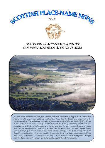 new book: 'the place-names of bute'
