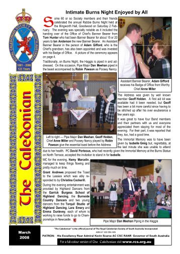 MARCH 2008 Caledonian Pages 5 and 6.pub - The Royal ...