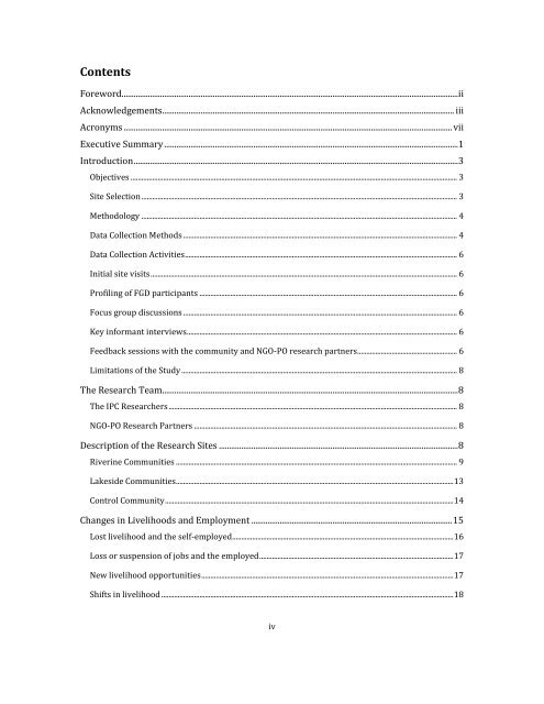 rapid assessment of the social impacts of - Philippines Development ...