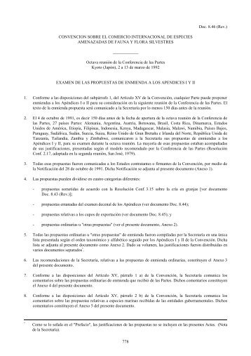 778 Doc. 8.46 (Rev.) CONVENCION SOBRE EL COMERCIO ... - Cites