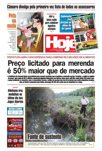 Preço licitado para merenda é 50% maior que de ... - Jornal Hoje