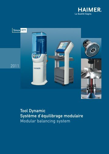 Tool Dynamic Système d'équilibrage modulaire Modular balancing ...